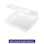 GENPAK VENTED FOAM H/L 1COMP LG .25X9.25X3 WHI 2/100