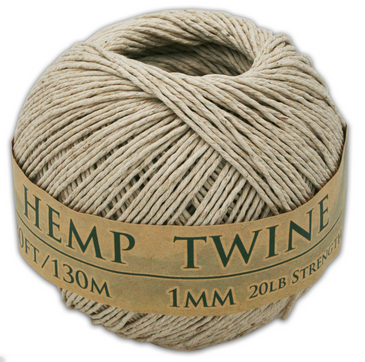 HEMP SHOW Black Hempshow-100% Hemp Twine-1mm-50g-230feet 