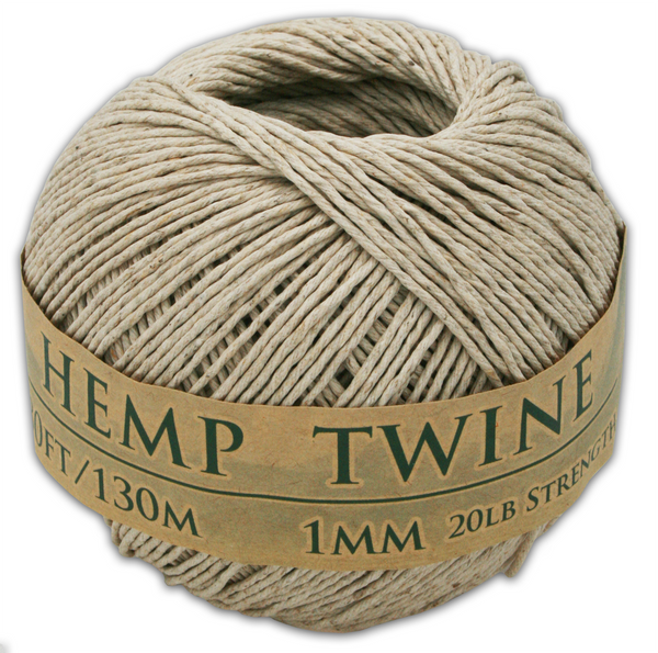 Hemp Wick Natural 100% Hemp 10' ball 1mm