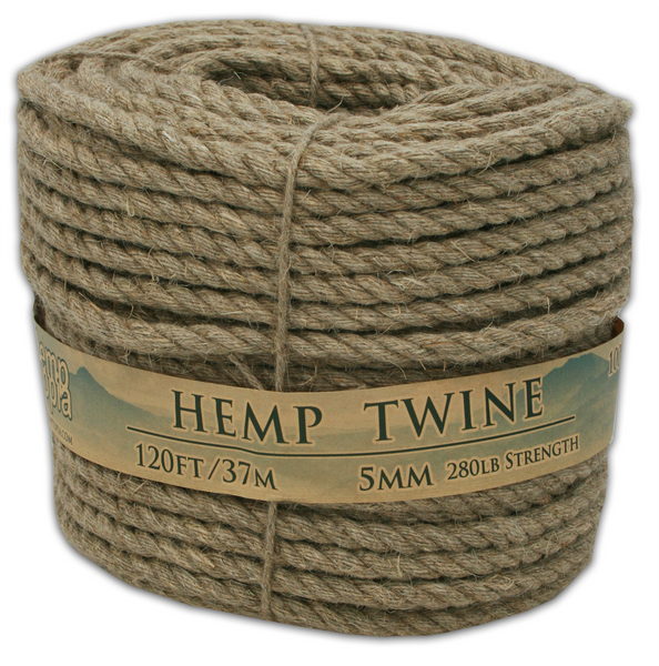 Natural Hemp Rope 4mm - Thick Cord