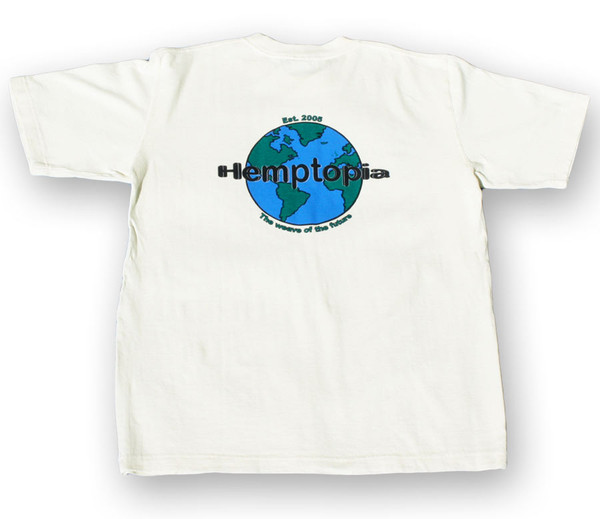 Hemptopia Logo - Heavy T-shirt - Front Logo