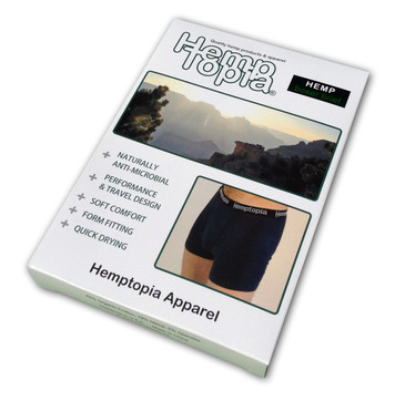men's hemp boxer brief packaging image