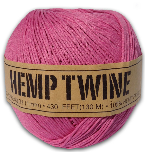 Pink Hemp Twine