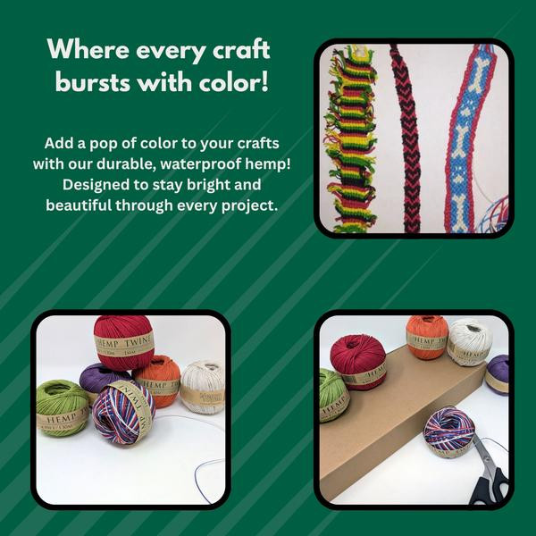 Hemptopia 15 Color Hemp Twine Set 
