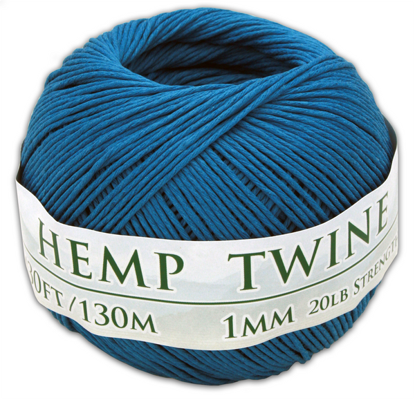 blue hemp twine ball 1mm