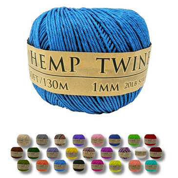 Hemptopia Blue Hemp Twine 