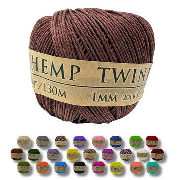 Hemptopia Brown Hemp Twine 
