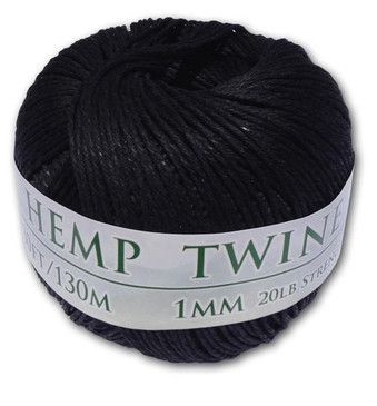 Hemptopia Black Hemp Twine