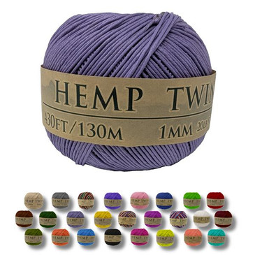 Hemptopia Lavender Hemp Twine 