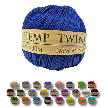 Hemptopia Navy Hemp Twine 