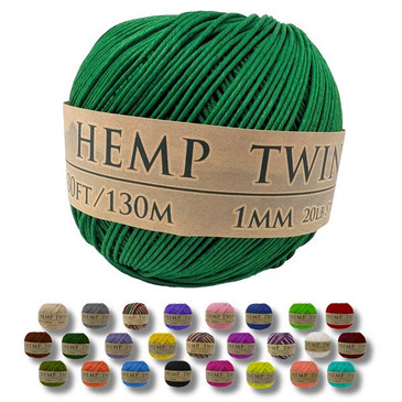 Hemptopia Green Hemp Twine 