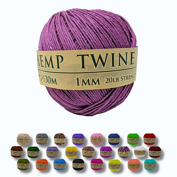 Hemptopia Orchid Hemp Twine 