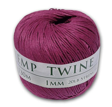 Hemptopia Magenta Hemp Twine