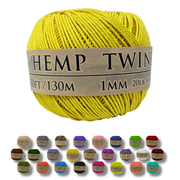 Yellow Hemp Twine