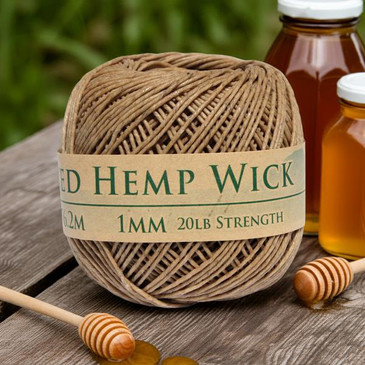  Hemptopia Bee's Wax Hemp Wick Twine 