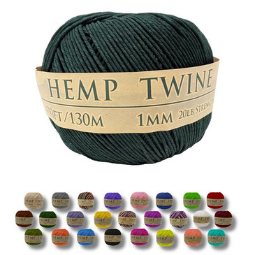 Hemptopia Hunter Green Hemp Twine 