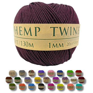 Hemptopia Bourbon Red Hemp Twine 