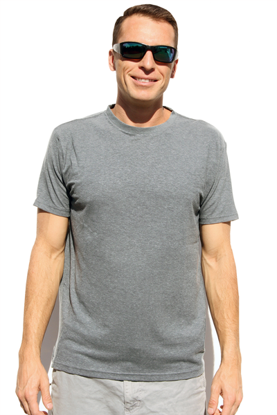 Men's Light Gray Hemp T-Shirt