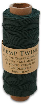 Hemptopia Hunter Green Hemp Twine Spool