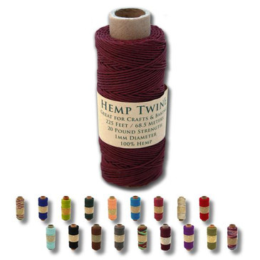 Hemptopia Bourbon Red Hemp Twine Spool 