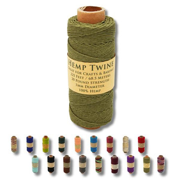 Hemptopia Truly Olive Hemp Twine Spool 