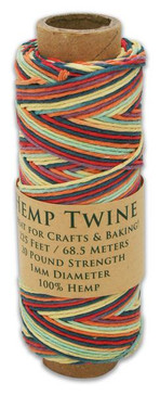 Hemptopia Rainbow Variegated Hemp Twine Spool