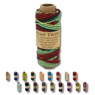 Hemptopia Rasta Variegated Hemp Twine Spool 