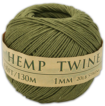 Hemptopia Truly Olive Hemp Twine 