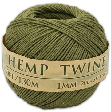 Hemptopia Truly Olive Hemp Twine