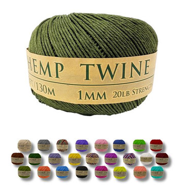 Hemptopia Truly Olive Hemp Twine 