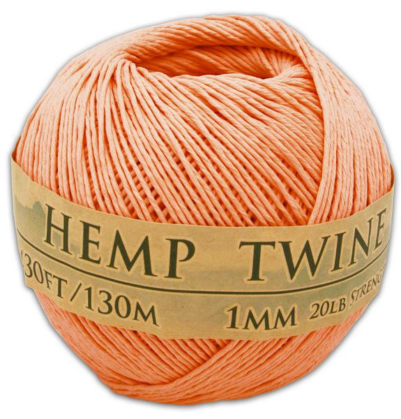 Hemptopia Tropical Coral Hemp Twine 
