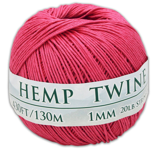 pink hemp twine