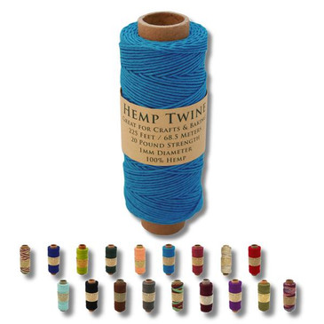 Hemptopia Blue Hemp Twine Spool 