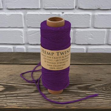 Hemptopia Purple Hemp Twine Spool 