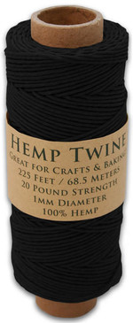 Hemptopia Black Hemp Twine Spool