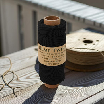Hemptopia Black Hemp Twine Spool 