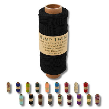 Hemptopia Black Hemp Twine Spool 