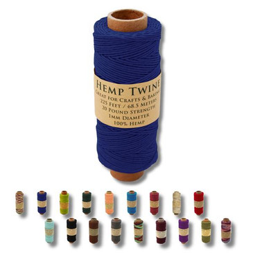 Hemptopia Navy Blue Hemp Twine Spool 