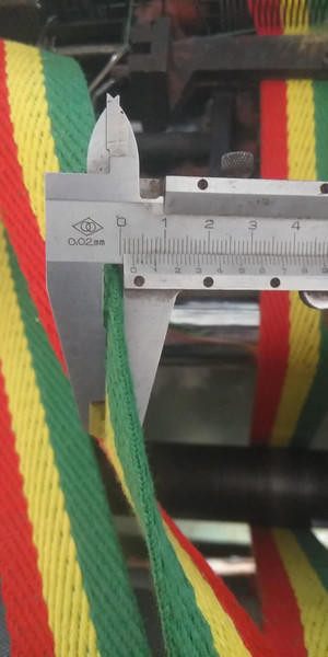 Hemptopia Rasta Hemp Webbing 1.35" Belt Material 