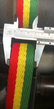 Hemptopia Rasta Hemp Webbing 1.35" Belt Material