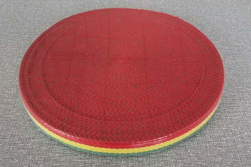 Hemptopia Rasta Hemp Webbing 1.35" Full 50 Meter Roll