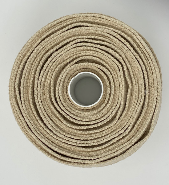 1" Hemp webbing Made in the USA Top View