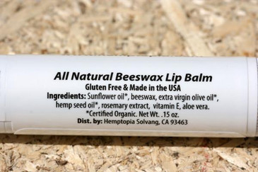  Promotional Hemp Lip Balm - Custom Labeled 