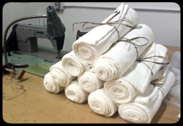 Made in U.S.A hemp towels