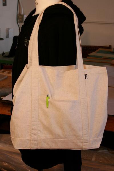 Hemp Tote Bag - The Grocer - Shoulder strap