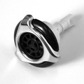 11763 JET,  MINI STORM,  SPINNER,  BLACK/SS TRIM,  DYN LOGO