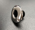 10501 JET,  LARGE FACE,  EURO/OZONE,  SMOOTH,  BLACK,  SS TRIM RIng