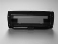 11110 ENCLOSURE,  STEREO,  BLACK ABS,  UV COATED