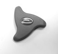 12278 HANDLE,  ON/OFF VALVE,  1-1/2 in,  GRAY,  METAL DYNASTY LOGO