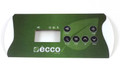 14239 OVERLAY,  K-85,  in.XE,  1 PUMP,  2011,  LED,  ECCO LOGO